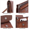 image:imageIswee Rfid Blocking Small Crossbody Bag for Women Travel Classic StyleCoffee