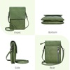 image:imageIswee Rfid Blocking Small Crossbody Bag for Women Travel Classic StyleGrass Green