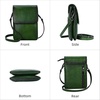 image:imageIswee Rfid Blocking Small Crossbody Bag for Women Travel Classic StyleGreen