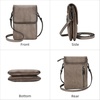 image:imageIswee Rfid Blocking Small Crossbody Bag for Women Travel Classic StyleGrey