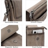 image:imageIswee Rfid Blocking Small Crossbody Bag for Women Travel Classic StyleGrey