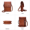 image:imageIswee Rfid Blocking Small Crossbody Bag for Women Travel Classic StyleLight Brown