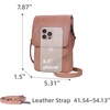 image:imageIswee Rfid Blocking Small Crossbody Bag for Women Travel Classic StylePink