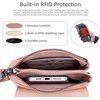 image:imageIswee Rfid Blocking Small Crossbody Bag for Women Travel Classic StylePink