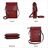 image:imageIswee Rfid Blocking Small Crossbody Bag for Women Travel Classic StyleWine