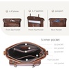 image:imageIswee Soft Leather Crossbody Bags for Women Shoulder Handbags Multi PocketsGrass Green