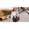 image:imageIswee Soft Leather Crossbody Bags for Women Shoulder Handbags Multi PocketsGrass Green