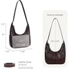 image:imageIswee Crossbody Bags for Women Leather Purse Shoulder Purse Hobo HandbagBrown