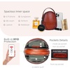 image:imageIswee Small Crossbody Bag for Women Small Leather Shoulder Purse Phone BagBrown