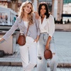 image:imageIswee Small Crossbody Bag for Women Small Leather Shoulder Purse Phone BagLight Blue