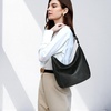 image:imageIswee Soft Leather Hobo Shoulder Crossbody Handbag Purse for Women ToteBlack