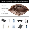 image:imageIswee Soft Leather Hobo Shoulder Crossbody Handbag Purse for Women ToteBrown