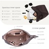 image:imageIswee Soft Leather Hobo Shoulder Crossbody Handbag Purse for Women ToteCoffee