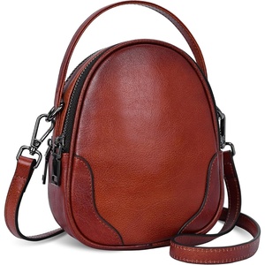 image:imageIswee Small Crossbody Bag for Women Small Leather Shoulder Purse Phone BagBrown