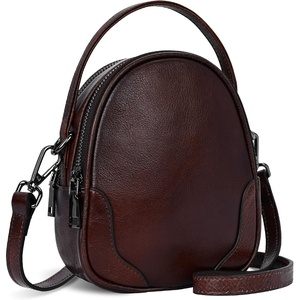 image:imageIswee Small Crossbody Bag for Women Small Leather Shoulder Purse Phone BagCoffee