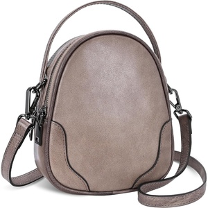 image:imageIswee Small Crossbody Bag for Women Small Leather Shoulder Purse Phone BagLight Grey