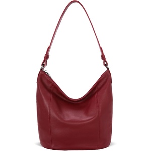 image:imageIswee Soft Leather Hobo Shoulder Crossbody Handbag Purse for Women ToteWine