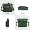 image:imageIswee Soft Leather Crossbody Bags for Women Shoulder Handbags Multi PocketsLight Blue