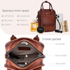 image:imageIswee Crossbody Bag Leather Purse Shoulder Bag with Built in WalletBrown