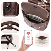 image:imageIswee Crossbody Bag Leather Purse Shoulder Bag with Built in WalletCoffee