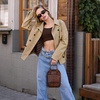 image:imageIswee Crossbody Bag Leather Purse Shoulder Bag with Built in WalletCoffee