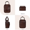 image:imageIswee Crossbody Bag Leather Purse Shoulder Bag with Built in WalletCoffee