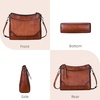 image:imageIswee Genuine Leather Crossbody Bag for Women Shoulder Handbag for EverydayCoffee