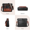 image:imageIswee Soft Leather Crossbody Bags for Women Shoulder Handbags Multi PocketsBlackbrown