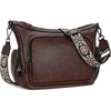 image:imageIswee AntiTheft Leather Crossbody Bag Women Shoulder Purse Everyday UseCoffee