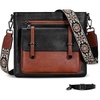image:imageIswee Soft Leather Crossbody Bags for Women Shoulder Handbags Multi PocketsBlackbrown