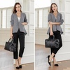 image:imageIswee Satchel Bags Leather Purses for Women Handbag Shoulder Bag Hobo ToteBlack