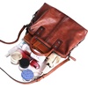 image:imageIswee Satchel Bags Leather Purses for Women Handbag Shoulder Bag Hobo ToteBrown
