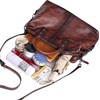 image:imageIswee Satchel Bags Leather Purses for Women Handbag Shoulder Bag Hobo ToteCoffee