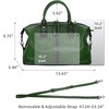 image:imageIswee Satchel Bags Leather Purses for Women Handbag Shoulder Bag Hobo ToteGreen