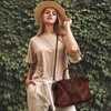image:imageIswee Satchel Bags Leather Purses for Women Handbag Shoulder Bag Hobo ToteGreen