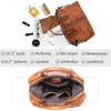 image:imageIswee Satchel Bags Leather Purses for Women Handbag Shoulder Bag Hobo ToteLight Brown