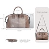 image:imageIswee Satchel Bags Leather Purses for Women Handbag Shoulder Bag Hobo ToteLight Grey