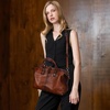 image:imageIswee Satchel Bags Leather Purses for Women Handbag Shoulder Bag Hobo ToteLight Grey