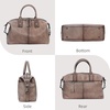 image:imageIswee Satchel Bags Leather Purses for Women Handbag Shoulder Bag Hobo ToteLight Grey