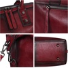 image:imageIswee Satchel Bags Leather Purses for Women Handbag Shoulder Bag Hobo ToteWine