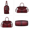 image:imageIswee Satchel Bags Leather Purses for Women Handbag Shoulder Bag Hobo ToteWine