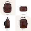 image:imageIswee Retro Leather Crossbody Bags for Women Shoulder Purse Satchel HandbagCoffee