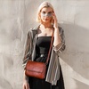 image:imageIswee RFID Crossbody Bag for Women Leather Shoulder Handbag EverydayCoffee